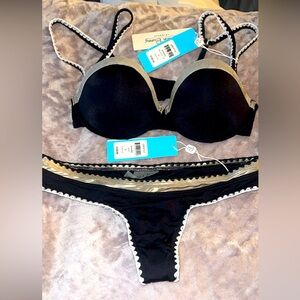 NEW with tags Beach Bunny Bikini “Love Stitch” 
BALCONET Top , Tango Bottom.
